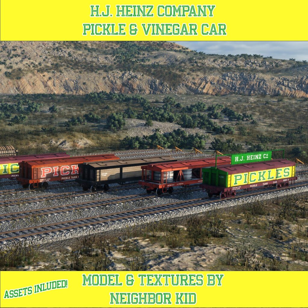 Heinz Pickle Cars | Transport Fever 2 Mod Download